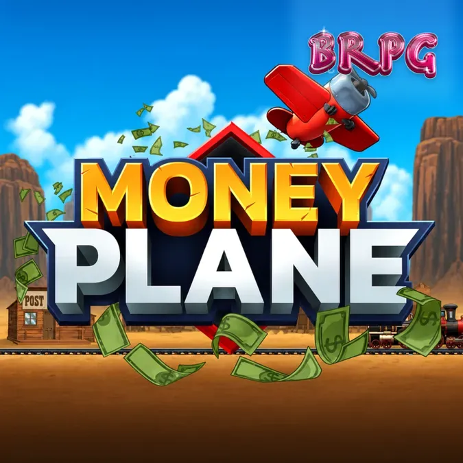Interface de jogo do Money Plane com elementos visuais de aviação
